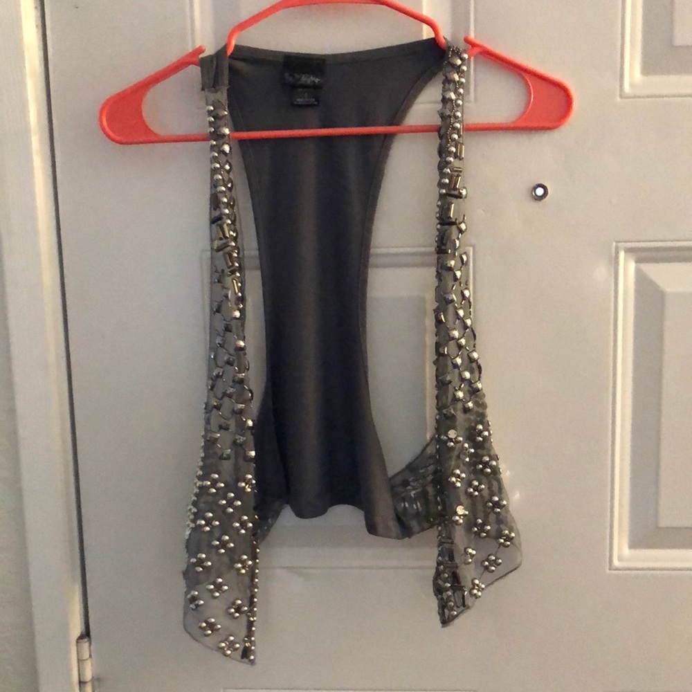 Embellished vest